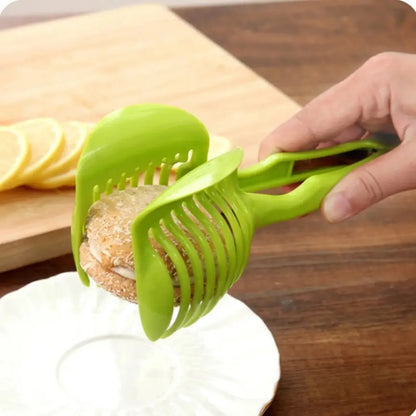 Plastic Kitchen Handheld Potato Slicer Tomato