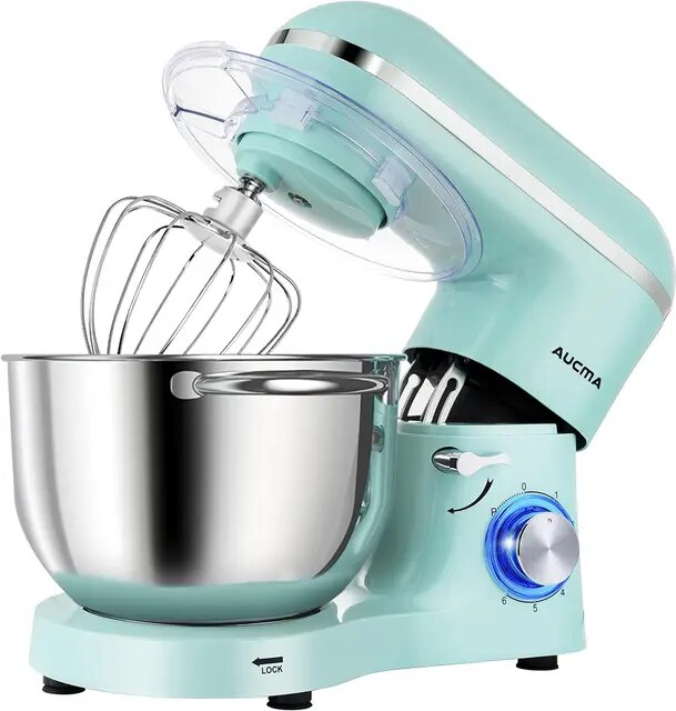 Aucma Stand Mixer,6.5-QT 660W 6-Speed