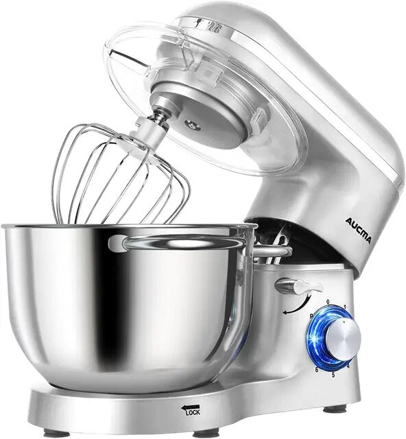 Aucma Stand Mixer,6.5-QT 660W 6-Speed