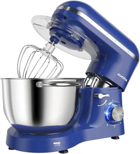 Aucma Stand Mixer,6.5-QT 660W 6-Speed