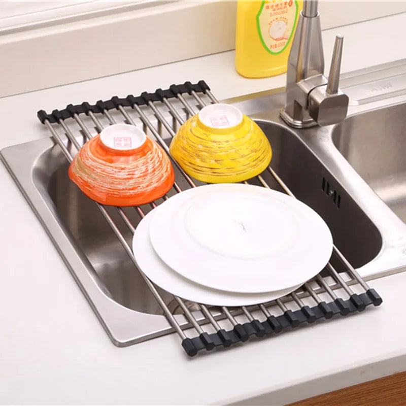 Foldable Kitchen Dish Drying Rack