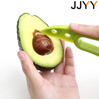 3 In 1 Avocado Slicer Shea Corer Butter Fruit Peeler