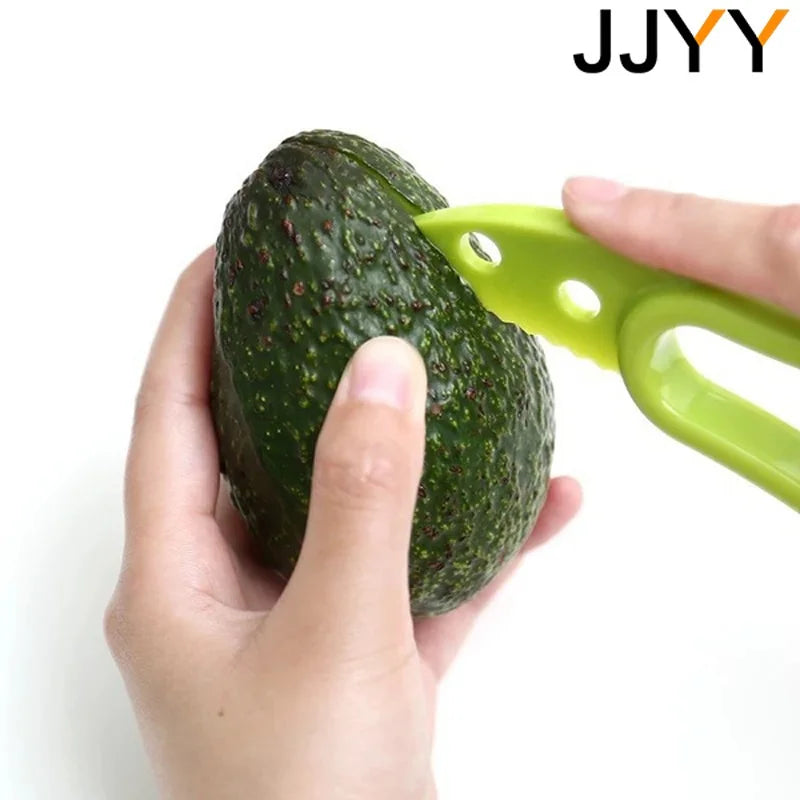 3 In 1 Avocado Slicer Shea Corer Butter Fruit Peeler