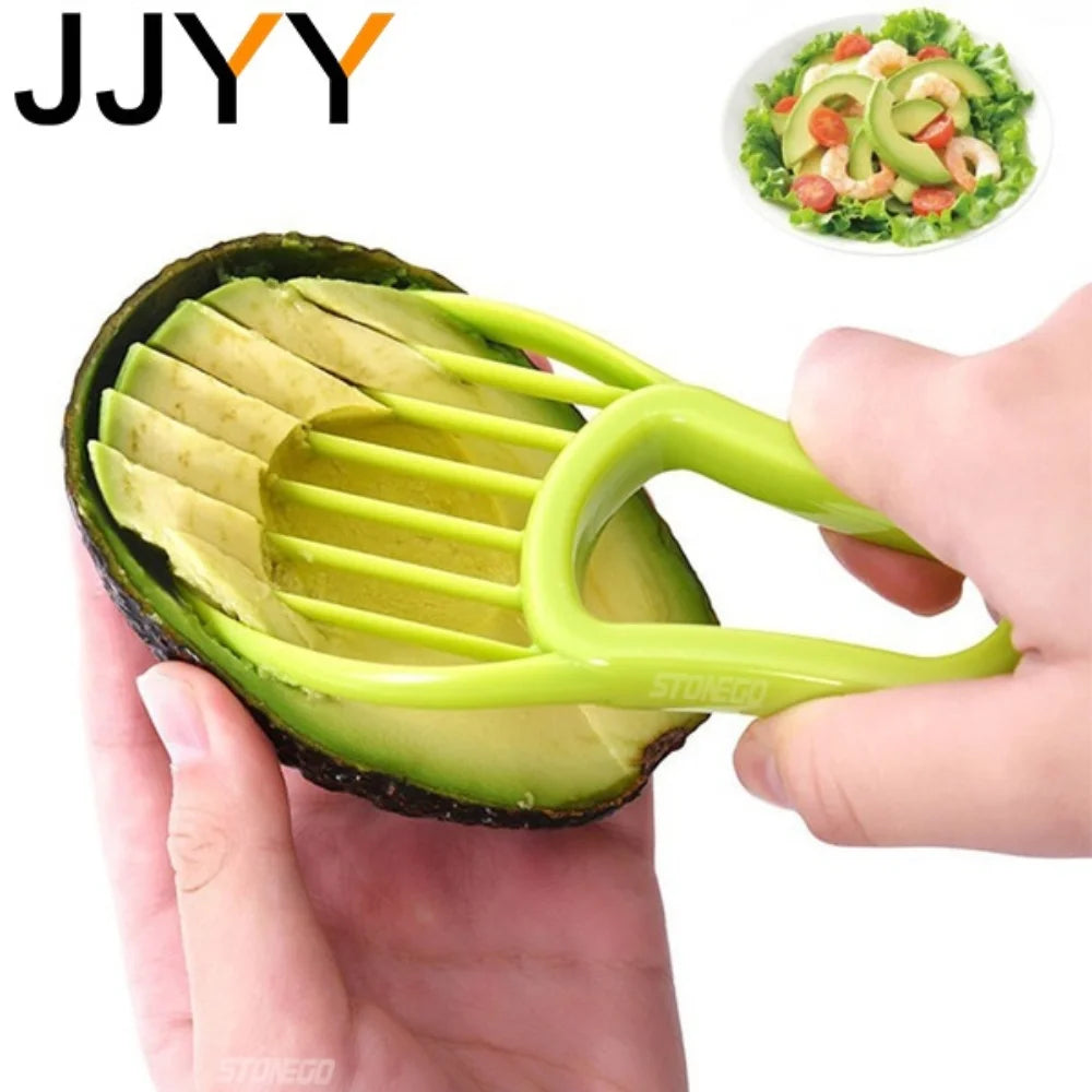 3 In 1 Avocado Slicer Shea Corer Butter Fruit Peeler