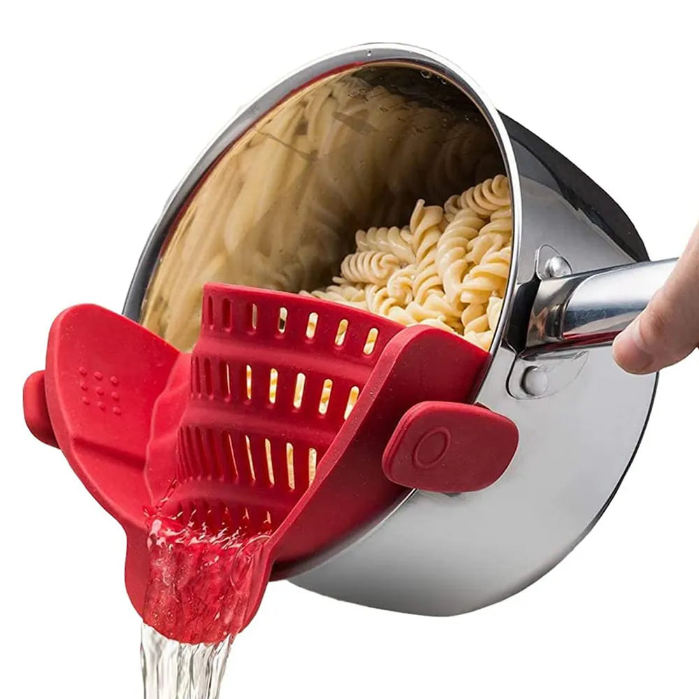 Silicone Kitchen Strainer Clip On